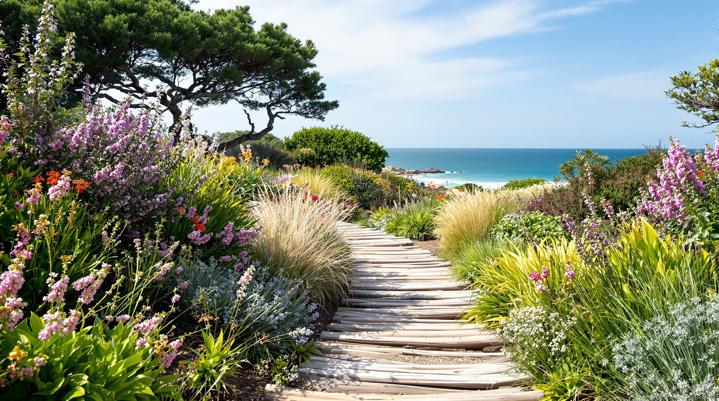 Jardin bord de mer